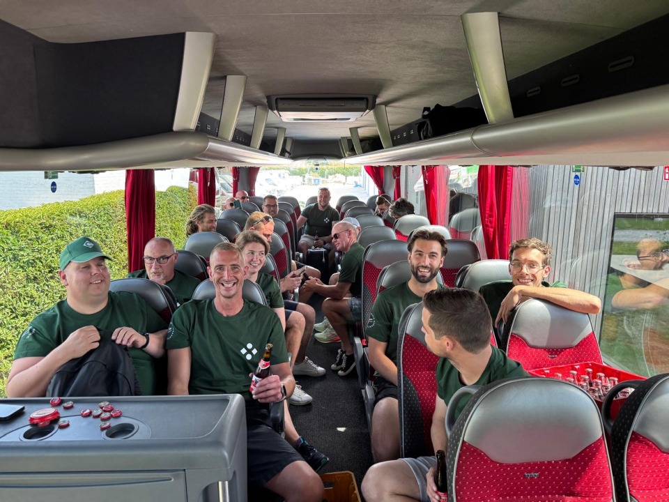gezellig op de bus
